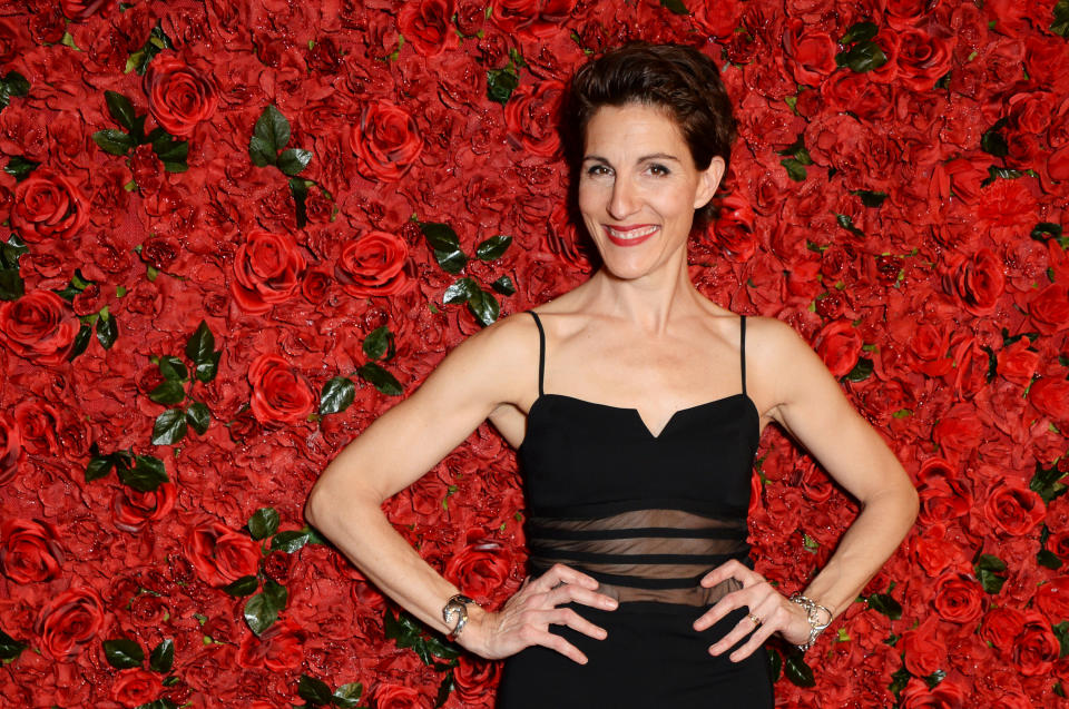 LONDON, ENGLAND - JANUARY 12:  Tamsin Greig attends an after party following the press night performance of 