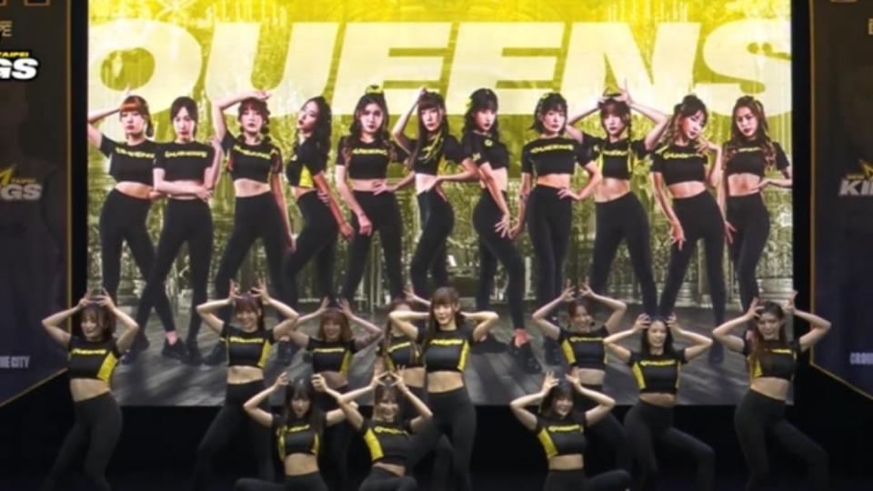 「Queens」啦啦隊主打「美式街頭嘻哈」的風格，成員有非常厲害的舞蹈基礎。（圖／翻攝自Youtube New Taipei Kings 新北國王）