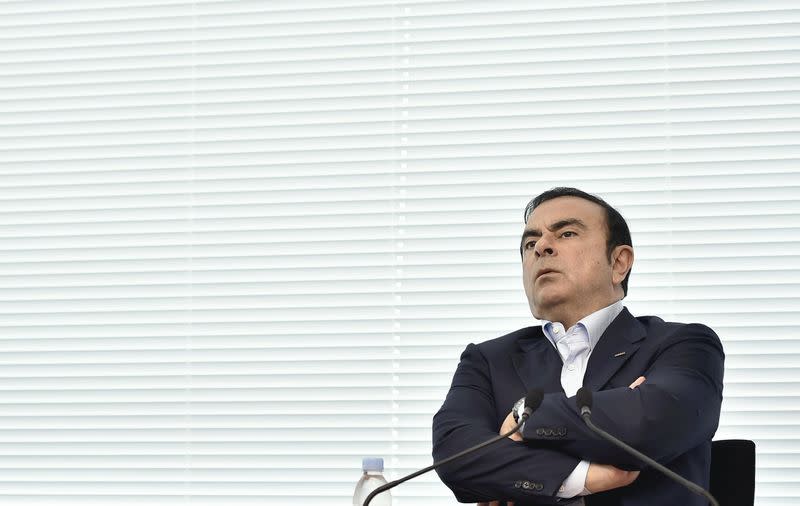 FILE PHOTO: Carlos Ghosn flees to Lebanon from Japan