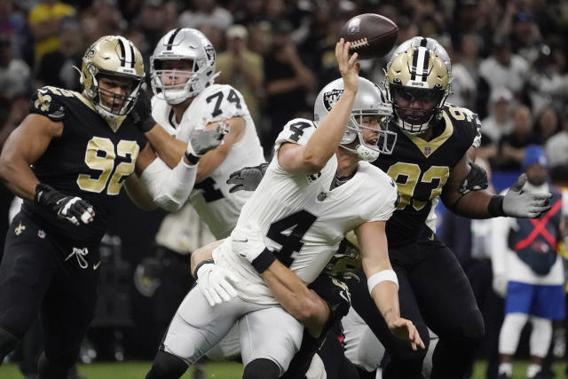 New Orleans Saints vs. Las Vegas Raiders prediction, pick, odds: Can Derek  Carr and the Raiders keep rolling?