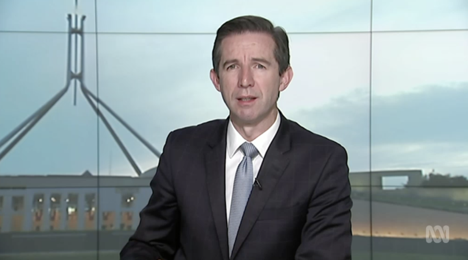 Finance Minister Simon Birmingham on ABC News Breakfast.