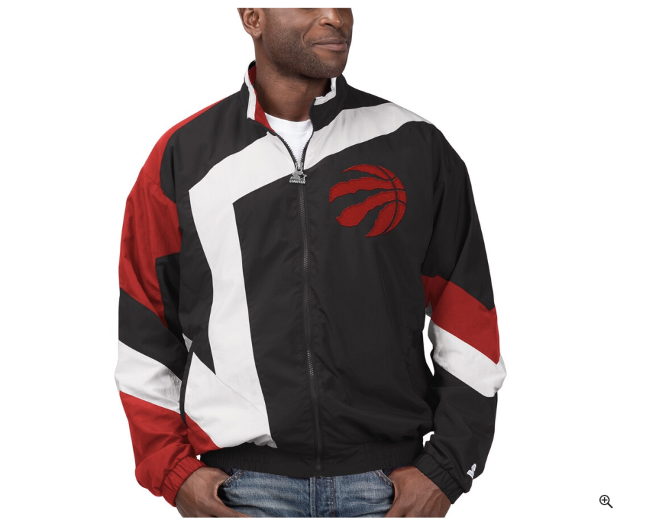 (Men's Starter Black Toronto Raptors The Star Vintage - Full-Zip Jacket)