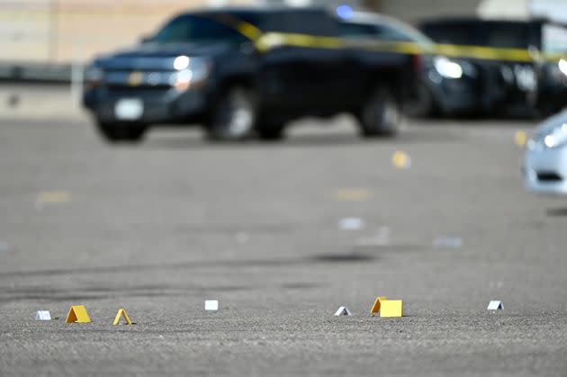 Restos de un reciente tiroteo en otro instituto de EEUU (Photo: Andy Cross/MediaNews Group/The Denver Post via Getty Images via Getty Images)