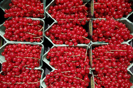 Redcurrants are pictured at the fruits and vegetables pavilion in the Rungis International wholesale food market as buyers prepare for the Christmas holiday season in Rungis, south of Paris, France, November 30, 2017. Picture taken November 30, 2017. REUTERS/Benoit Tessier