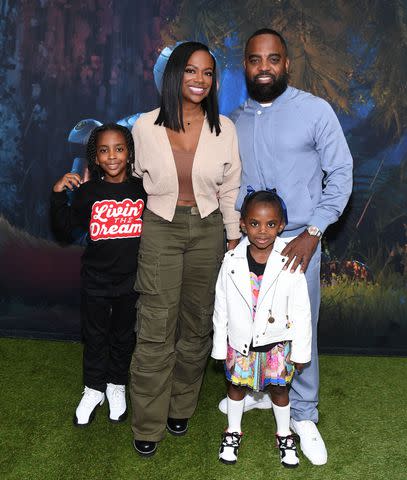 <p>Paras Griffin/Getty</p> Ace Tucker, Kandi Burruss, Todd Tucker and Blaze Tucker