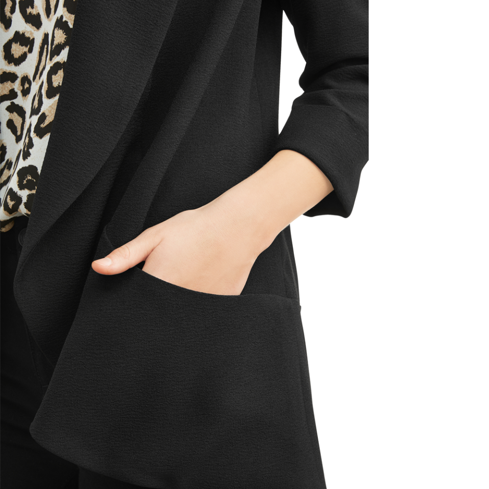 Time and Tru Women's Drape Front Blazer (Photo: Walmart)