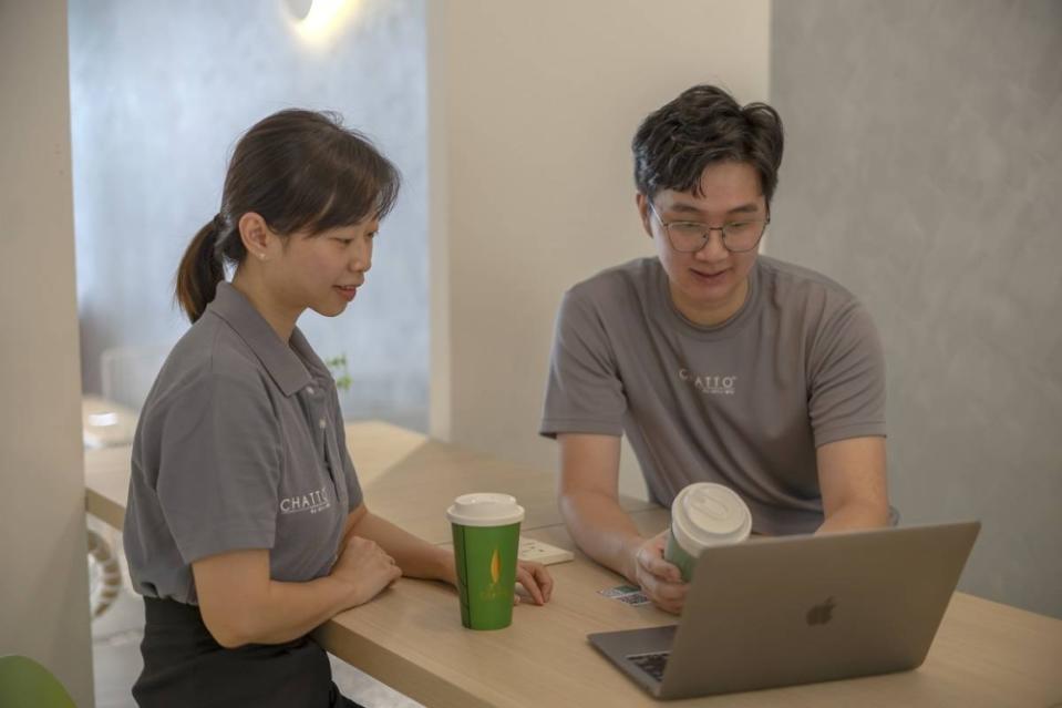 Gan Shun Fen and Terence Lee wanted a healthy tea option and founded Chatto Tea before expanding the business with two other brands. —  Picture courtesy of ShopeeFood