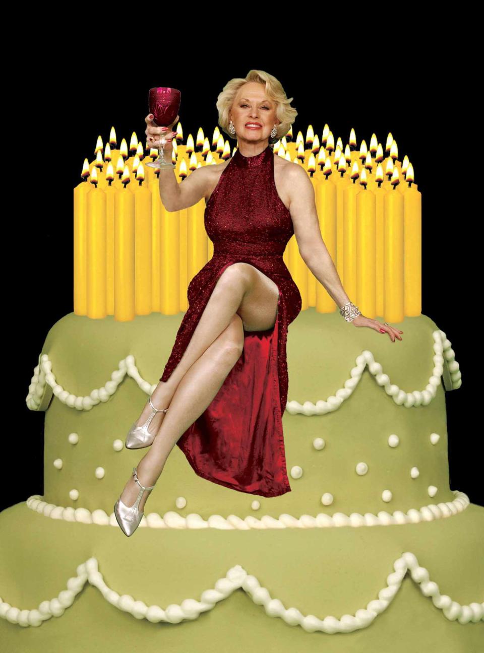 <p>Have you ever seen a more glam birthday party invite? Hedren celebrated turning 75 surrounded by family and friends in 2005. </p>