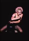 <p>She’s referred to as the Queen of Pop, with her career taking off in 1982 with the hits <em>Lucky Star, Borderline, </em>and <em>Like a Virgin. </em>Madonna’s style made her a true icon in the ‘80s as she pushed the envelope with her sexual expression and powerful message.</p>