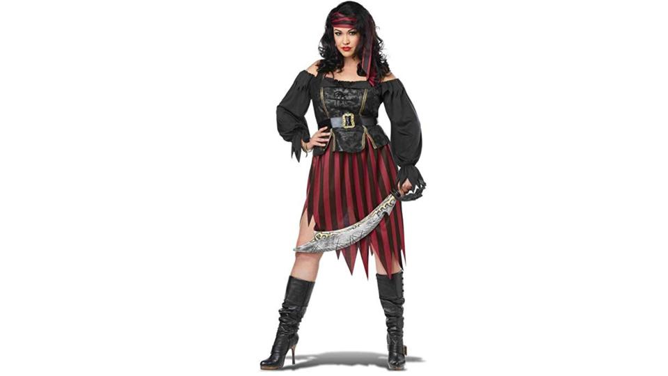 Avoid the plank with this super-accurate pirate costume.