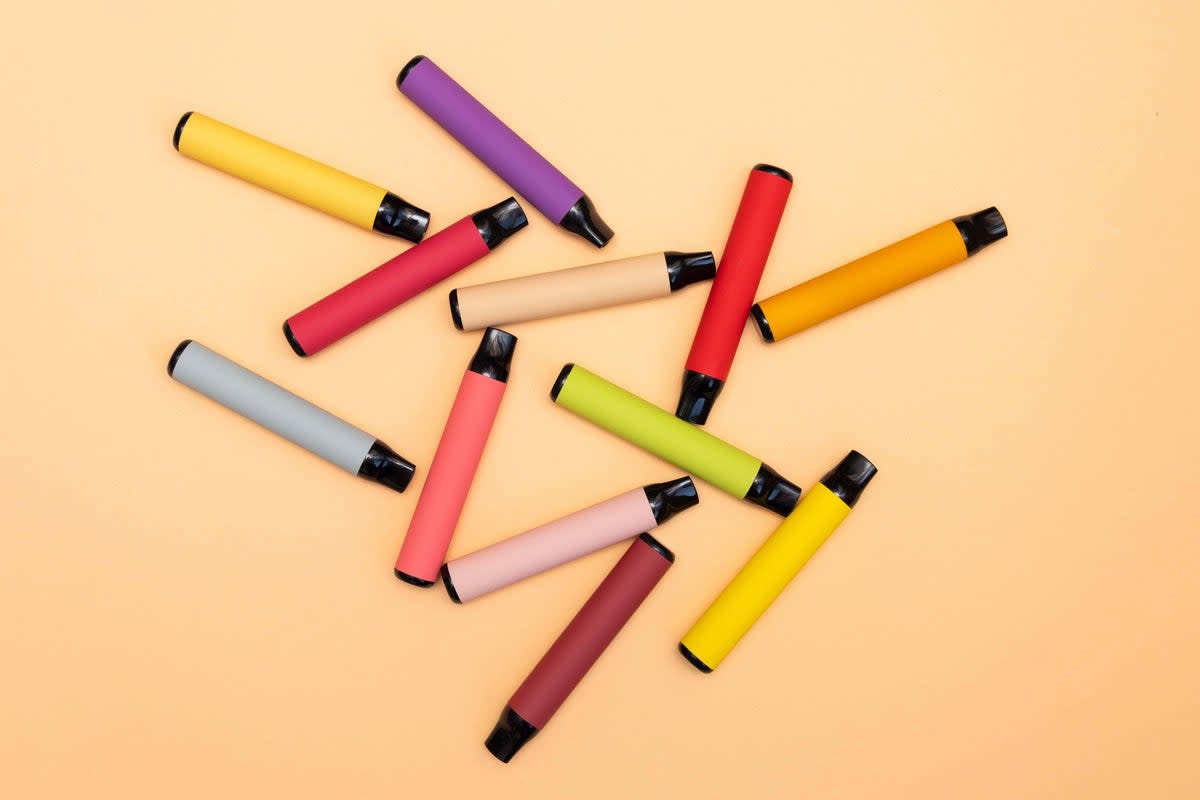 Reports say ministers are drawing up plans to ban disposable vapes to help protect children (Irina Kashparenko/Alamy/PA)