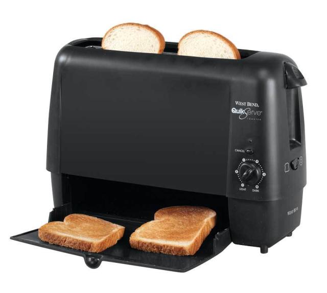 White West Bend Slide Thru The Ultimate Toaster