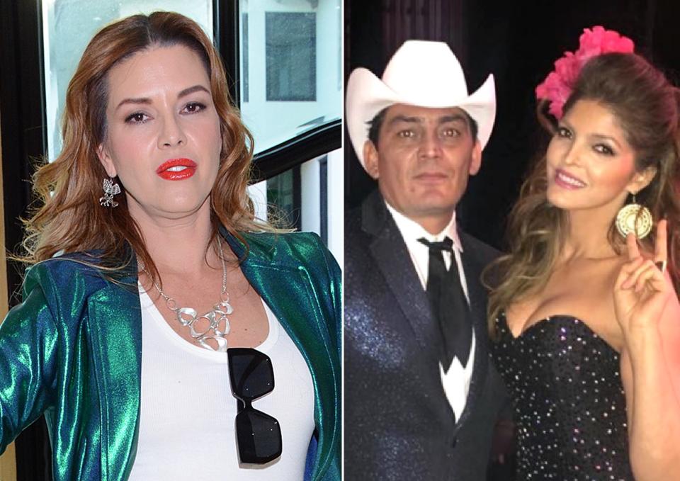 Alicia Machado y José Manuel Figueroa con Alicia Machado / Agencia México