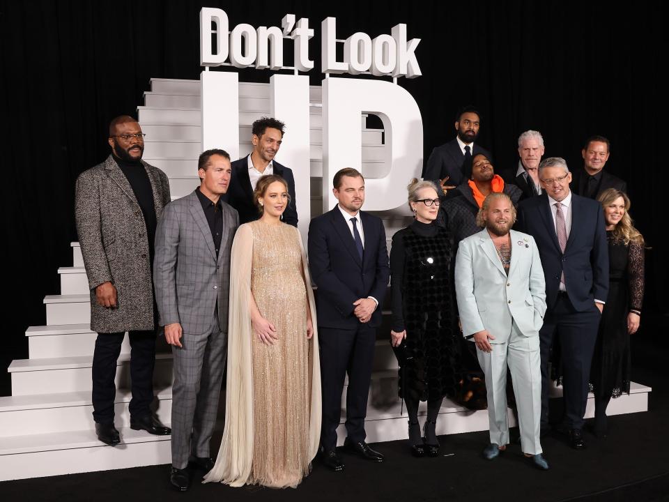 "Don't Look Up" cast.