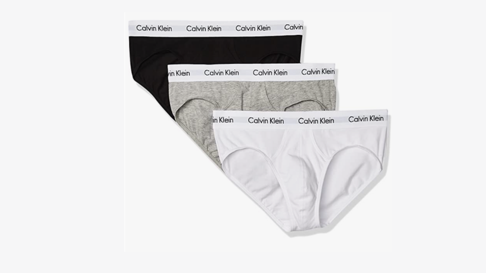 Paquete de bóxer hip brief Calvin Klein para hombre.  (Foto: Amazonas)
