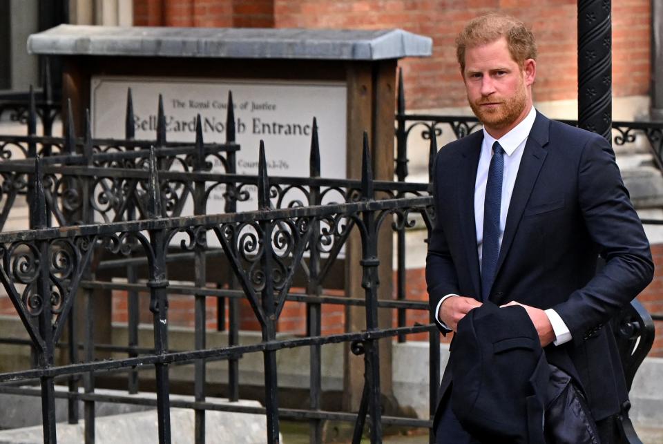 Le prince Harry à Londres le 27 mars 2023. - Justin Tallis - AFP