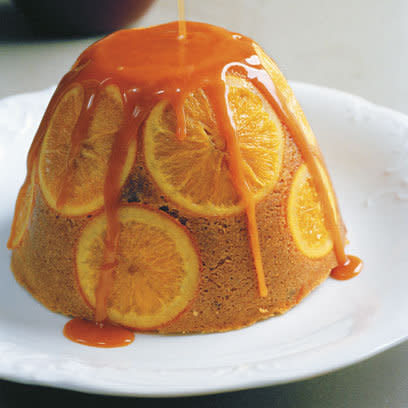 Orange butterscotch pudding