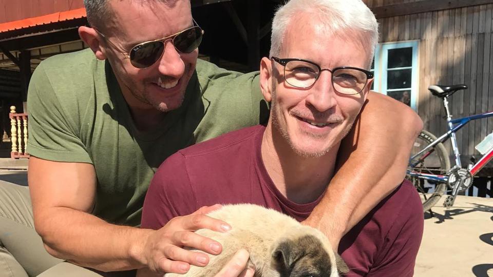 Anderson Cooper and Benjamin Masaini