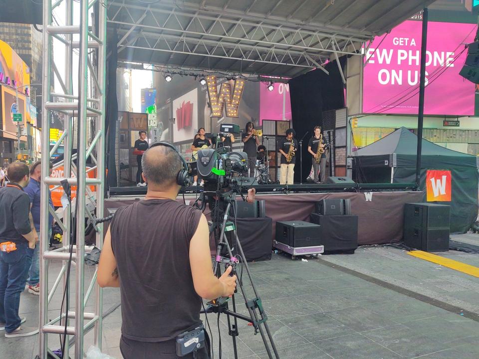 The Jazz Arts Collective Ensemble of Lincoln Center, performing on "Wonderama."