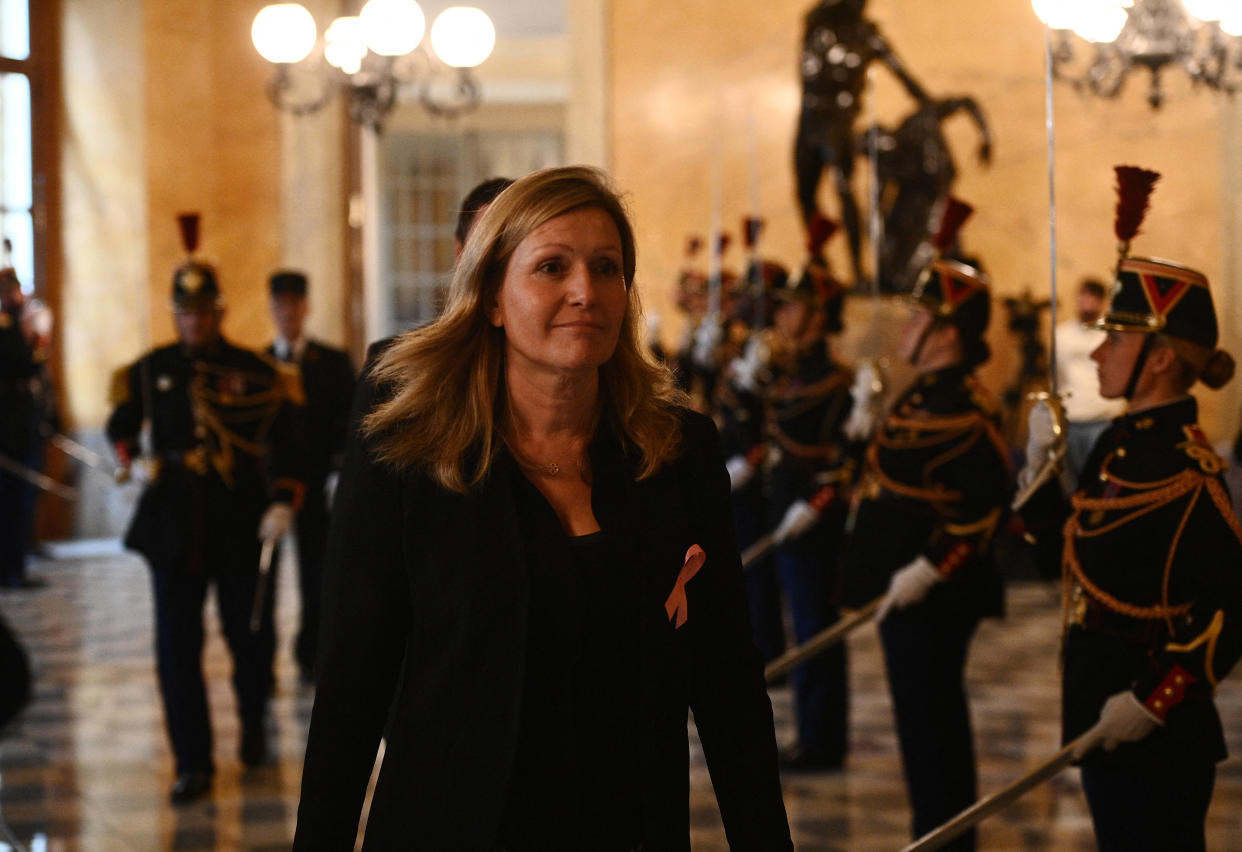 Yaël Braun-Pivet, présidente de l’Assemblée nationale, ici le 10 octobre 2022, souhaite l’entrée de Gisèle Halimi au Panthéon.