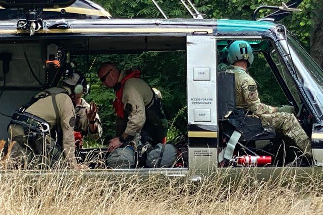 <p>Wolfe County Search & Rescue Team</p> WCSAR said the Kentucky State Police conducted a hoist operation on July 20, 2024