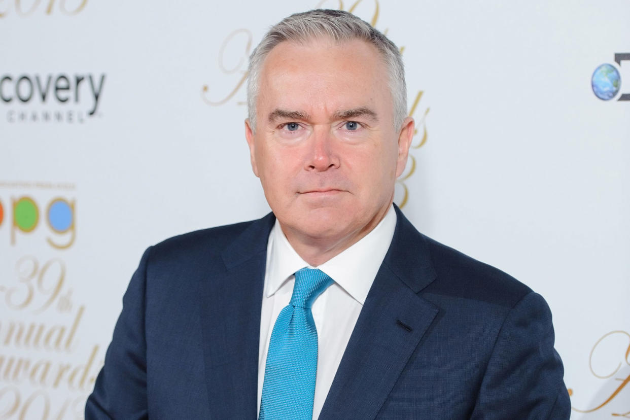 Older generation: Newsreader Huw Edwards earns at least £550,000 a year at the BBC: PA