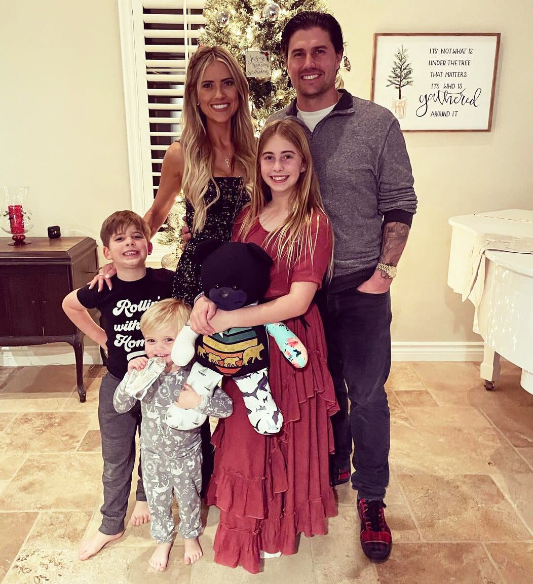 Christina Haack and Fiancé Josh Hall Celebrate Christmas Eve With The Family