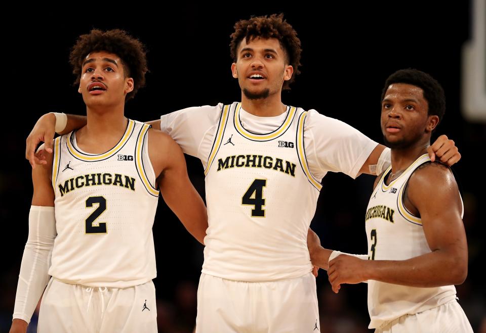 Las Vegas likes Michigan to outplay its No. 3 seed in the NCAA tournament. (Getty Images)