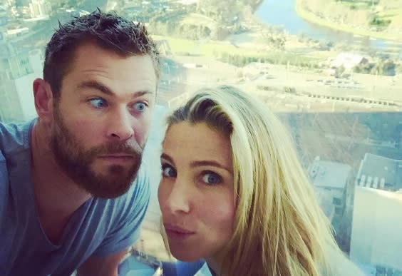 Chris Hemsworth just debunked this rumor about his marriage in the best way ever