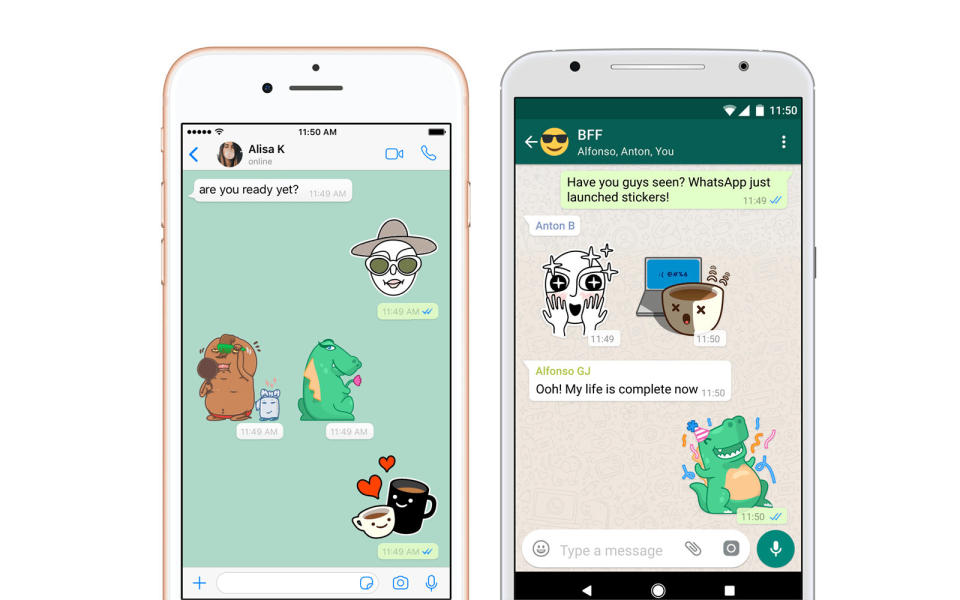 Sure, WhatsApp has GIFs and emoji, but for some users, those may not be enough