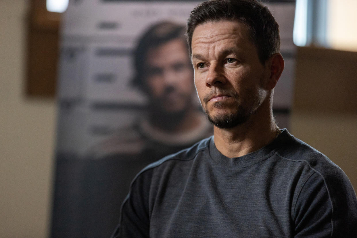 Mark Wahlberg en una visita a la Capilla del Carroll College para promocionar su nueva película. (Photo by Mat Hayward/Getty Images for Sony Pictures)