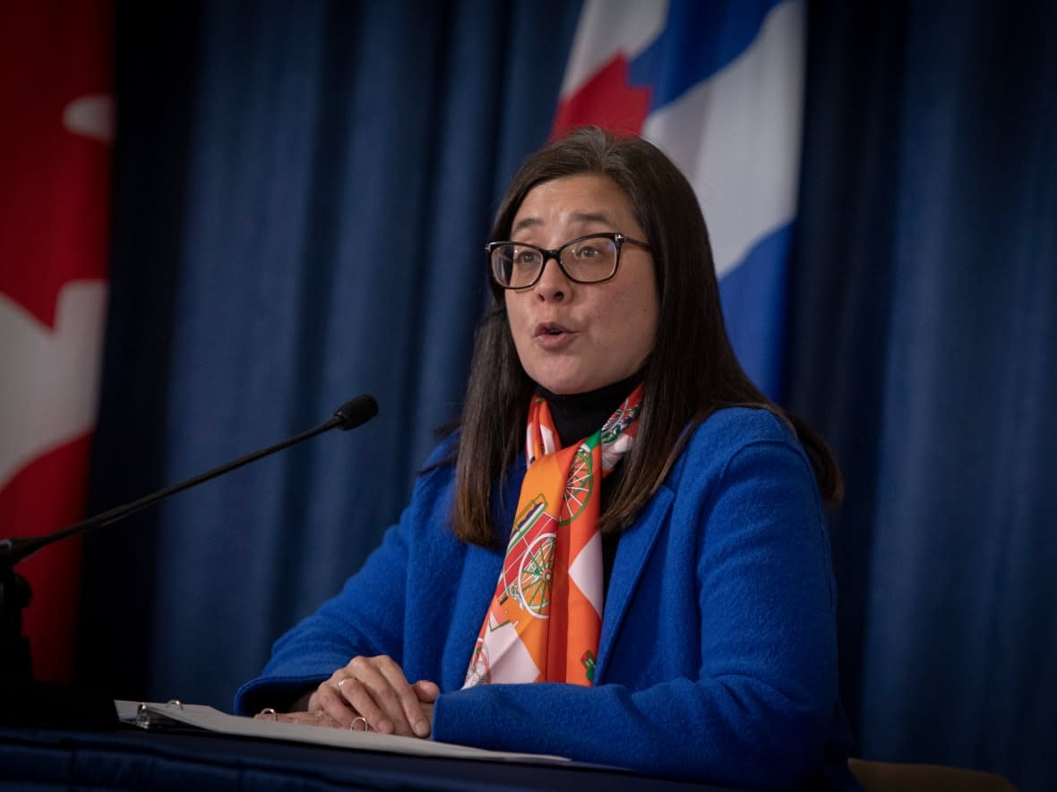Toronto's medical officer of health Dr. Eileen de Villa is defending Toronto's approach to drug decriminalization after B.C. announced it would look to roll back parts of its own policy. (Evan Mitsui/CBC - image credit)