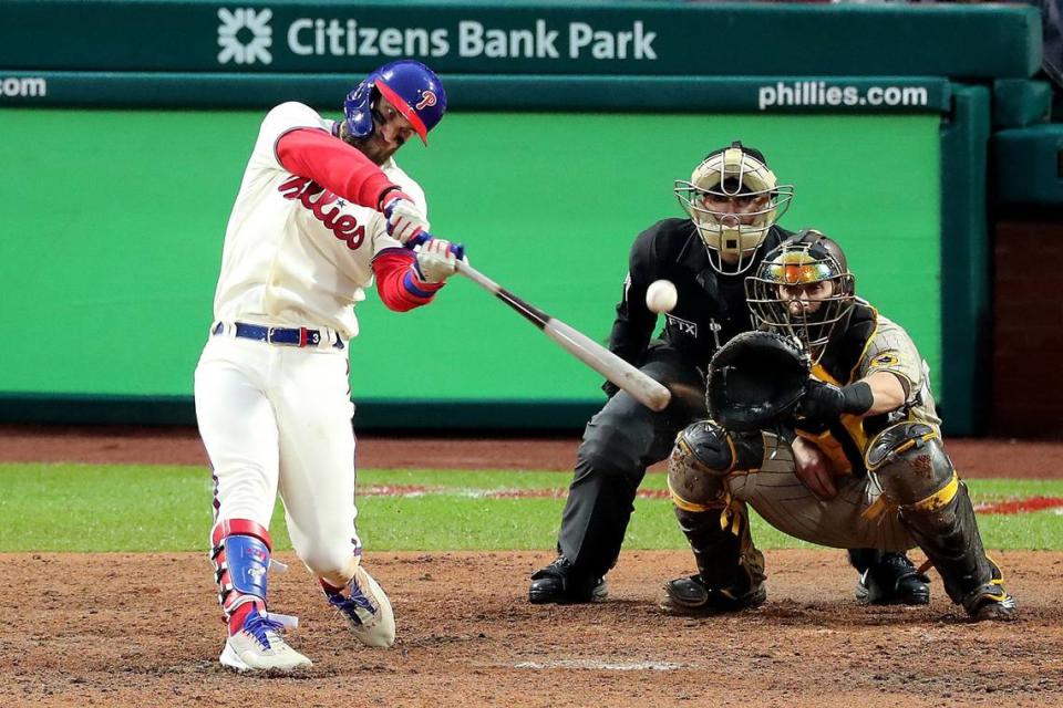 Bryce Harper es la bujía ofensiva de los Filis para la Serie Mundial ante los Astros.