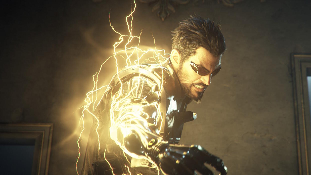  Deus Ex: Mankind Divided image - Adam Jensen sparking up. 