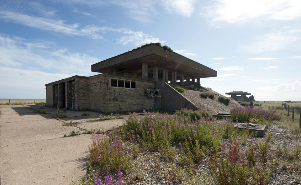 Pagodas at Orford Ness National Nature Reserve, Suffolk. (John Millar/ PA)