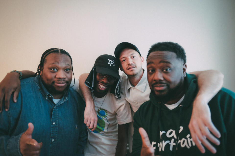 From left to right: Pooh, filmmakers Yoh Phillips and Holland Gallagher, and Phonte (Photo credit: Antoine Lyers)