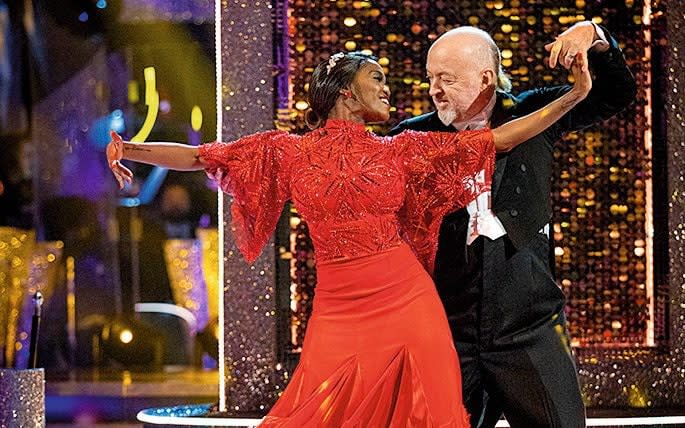 Oti and Bill Bailey in the 2020 Strictly final -  Guy Levy/BBC