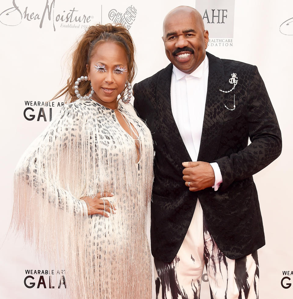 Steve Harvey and Marjorie Elaine Harvey (Gregg DeGuire / Getty Images)