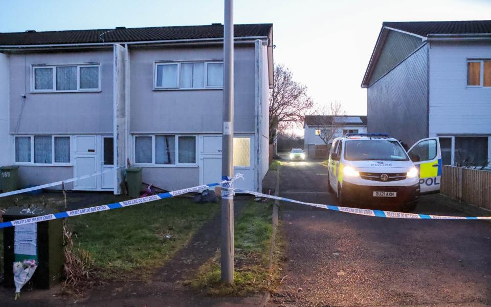 Emergency services remained at the scene in Milton Keynes on Wednesday - UKNIP