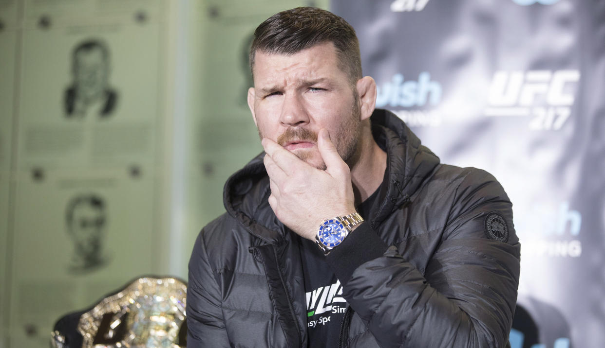 Michael Bisping is being sued by a 19-year-old California man for assault, battery and false imprisonment. (Getty)