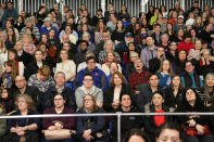 <p>Audience members watch dogs compete in the Masters Agility Championship during the Westminster Kennel Club Dog Show in New York, Feb. 10, 2018. (Photo: Caitlin Ochs/Reuters) </p>