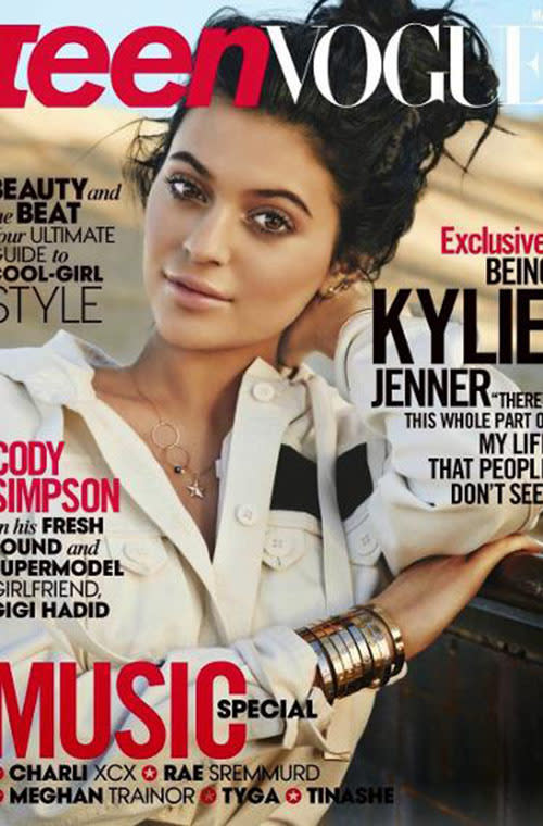 Kylie Jenner in Teen Vogue