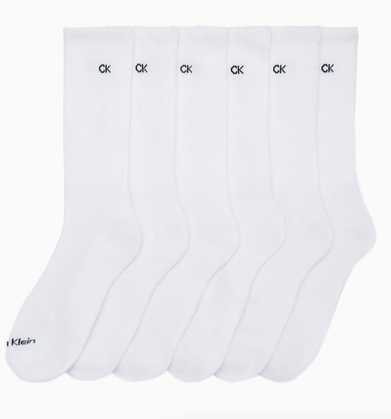 <p><a href="https://go.redirectingat.com?id=74968X1596630&url=https%3A%2F%2Fwww.calvinklein.us%2Fen%2Fcushion-6-pack-crew-socks%2F194882076694.html%3Fsource%3DCAPLA_DF%26cid%3Dpaidsearch_ggl_us_pla_bau_g-usa-shopping-unisex-accessories-smart_na_na_ad-group_na%26gclid%3DCjwKCAiA3KefBhByEiwAi2LDHGtJq_8LICyw8FsgZJjLT6FgYGmXKqB9KldIViDH3PpJ-XNXZ1uuPhoCUVMQAvD_BwE%26gclsrc%3Daw.ds&sref=https%3A%2F%2Fwww.esquire.com%2Fstyle%2Fmens-accessories%2Fg19485690%2Fbest-socks-for-men%2F" rel="nofollow noopener" target="_blank" data-ylk="slk:Shop Now;elm:context_link;itc:0;sec:content-canvas" class="link rapid-noclick-resp">Shop Now</a></p><p>Cushion 6 Pack Crew Socks</p><p>calvinklein.com</p><p>$24.00</p>