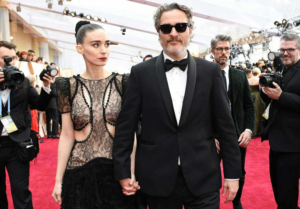 Rooney Mara and Joaquin Phoenix