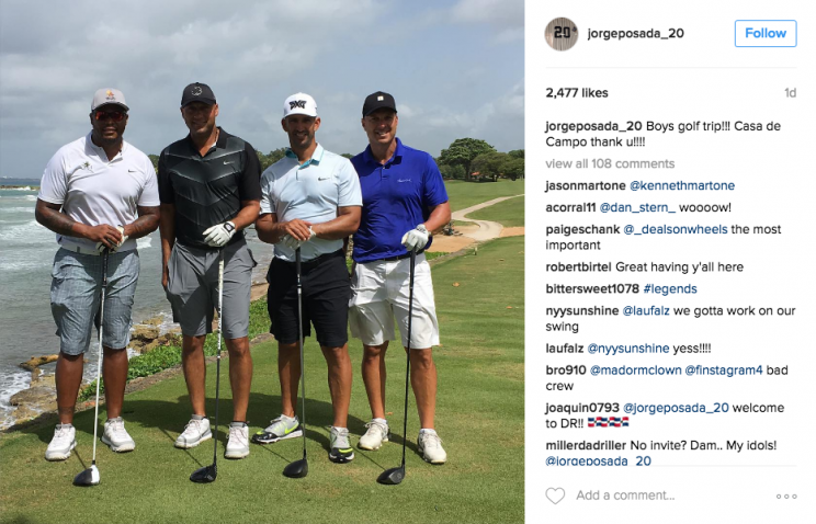 Derek Jeter has possible bachelor party with three former Yankees