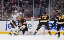 NHL: Chicago Blackhawks at Boston Bruins