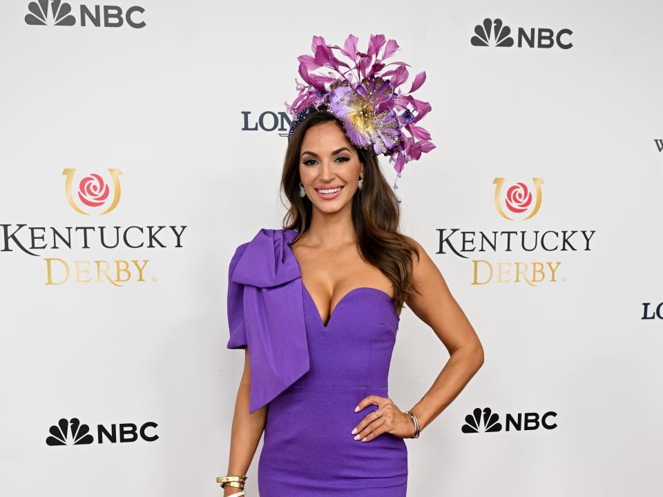 Maria Montgomery at the 2023 Kentucky Derby.