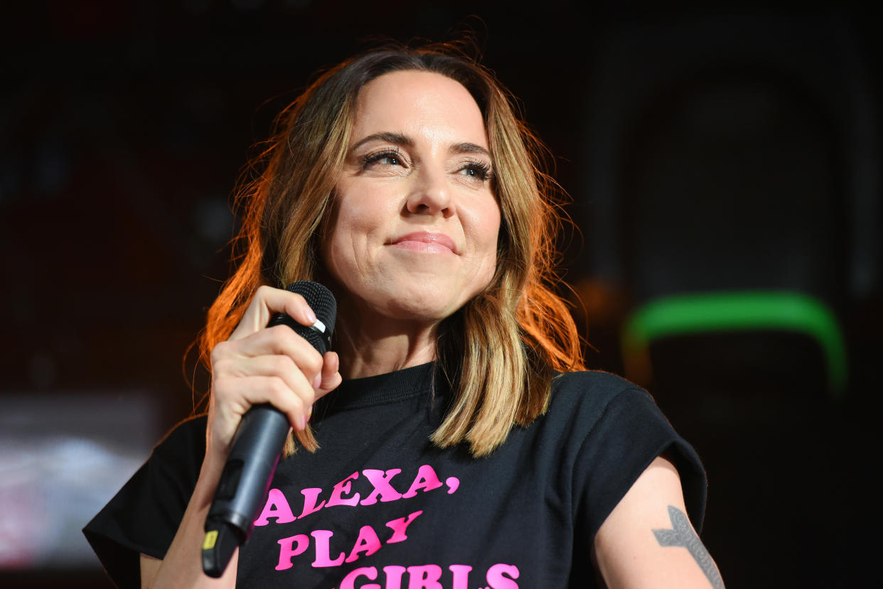 Mel C claims she was not allowed to date during her time in The Spice Girls. (Getty Images)