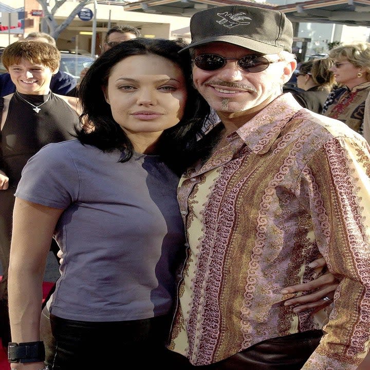 Angelina Jolie with Billy Bob Thornton at the premiere of 