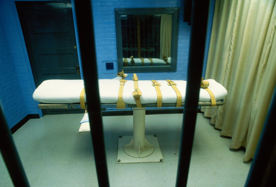 Lethal injection death chamber in prison, Huntsville, Texas, USA